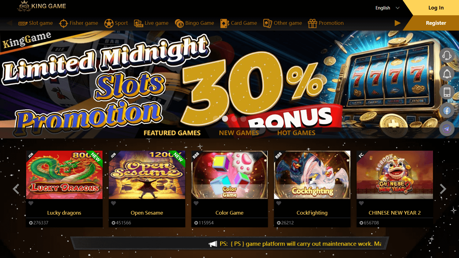 kinggame_casino_homepage_desktop