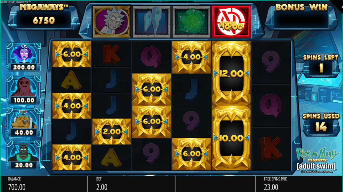 Rickand Morty Megaways vindicator