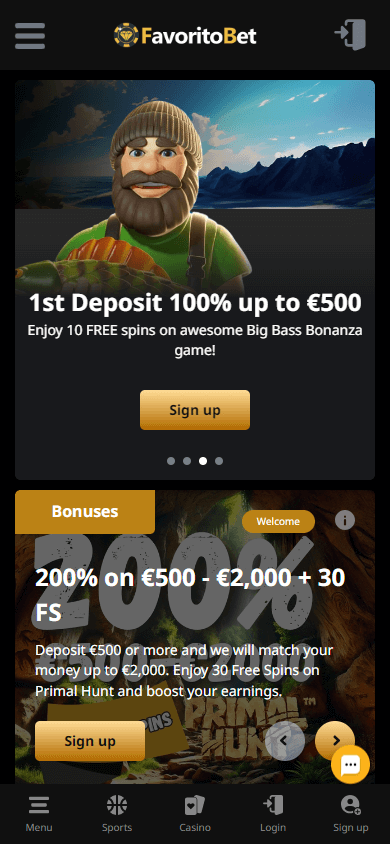 favoritobet_casino_homepage_mobile