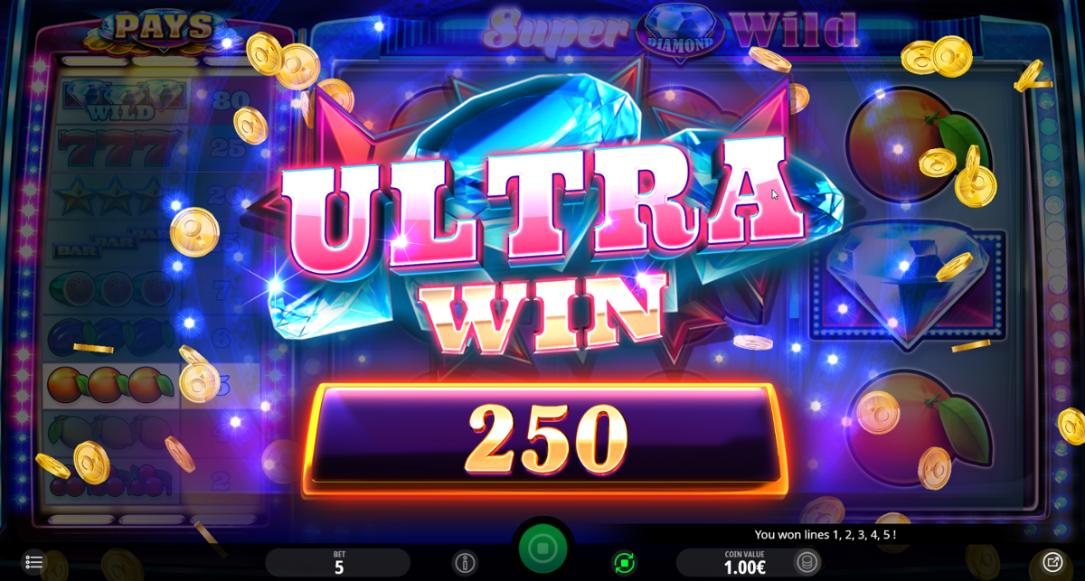 Super Diamond Wild Ultra win