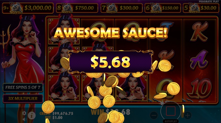 Devilicious slot - Big win