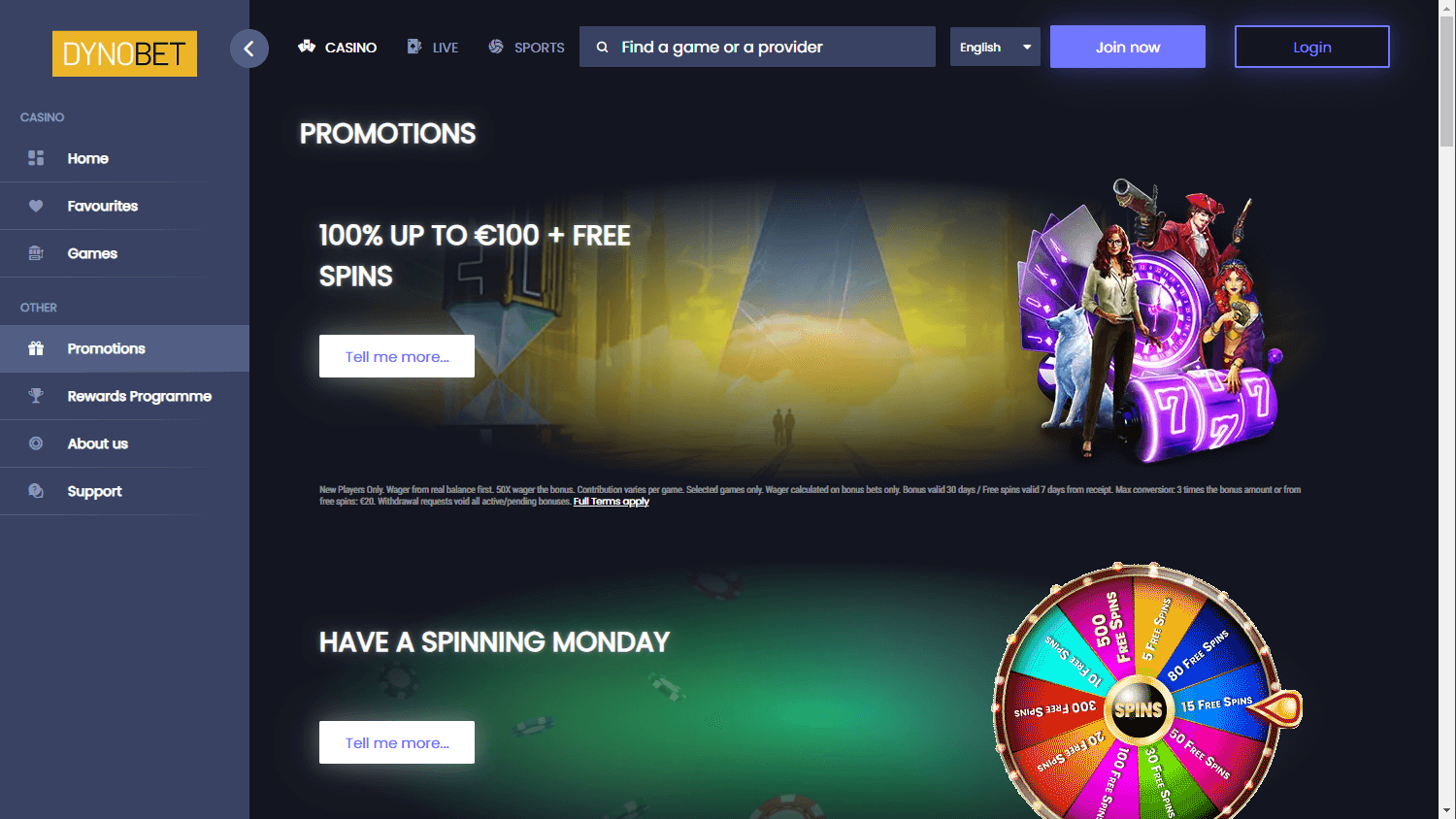 dynobet_casino_promotions_desktop