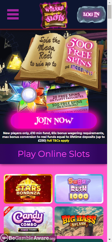 wizard_slots_casino_homepage_mobile