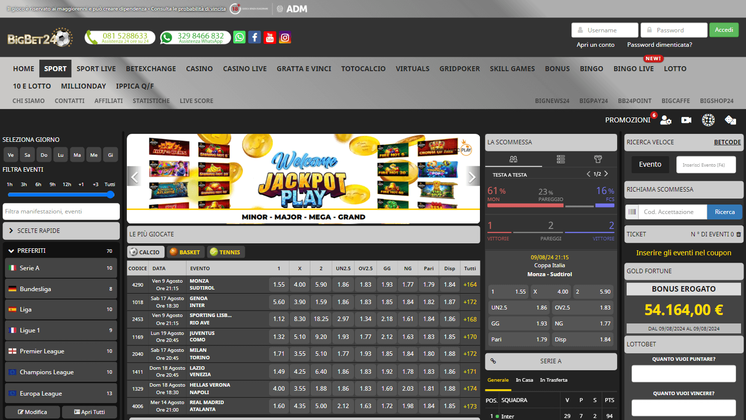 bigbet24_casino_homepage_desktop