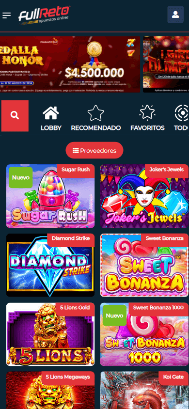 fullreto_casino_homepage_mobile