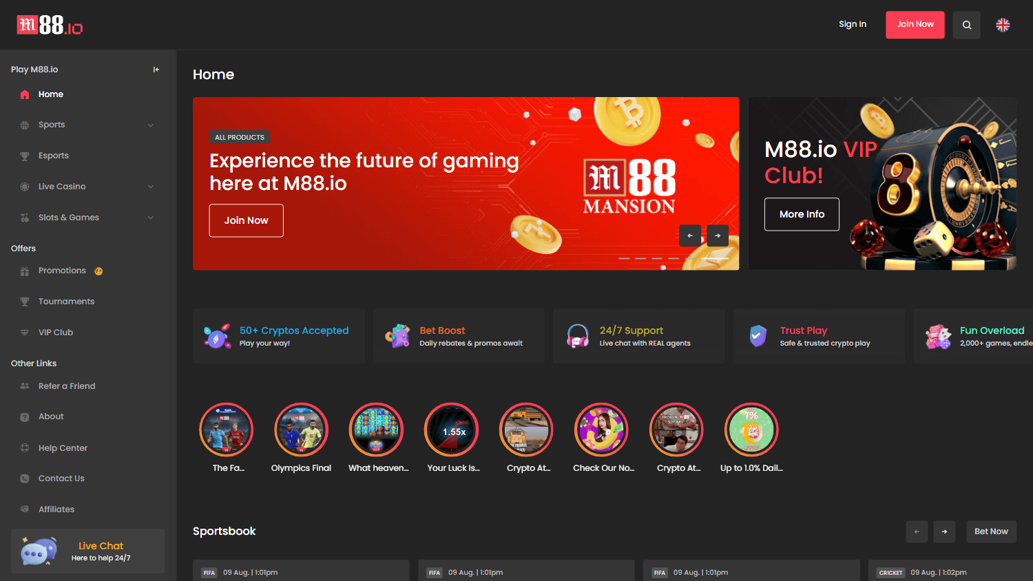 m88.io_casino_homepage_desktop