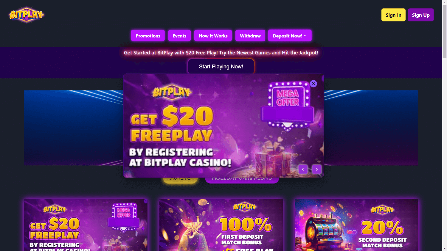 bitplay_casino_promotions_desktop