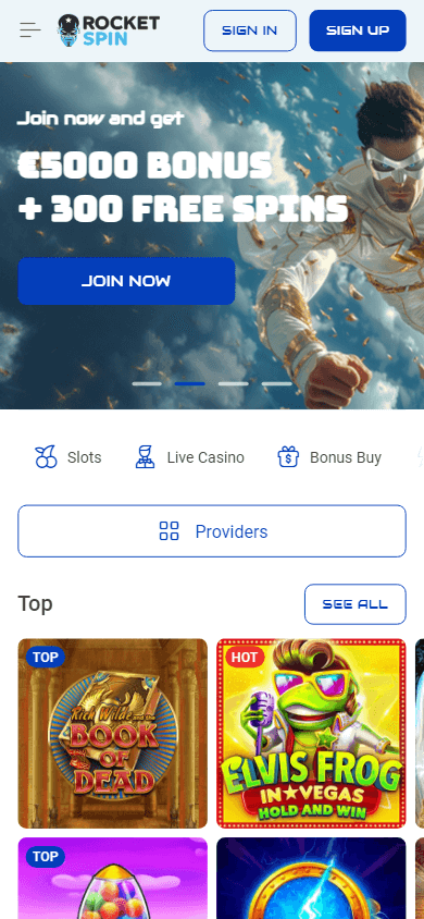 rocket_spin_casino_homepage_mobile