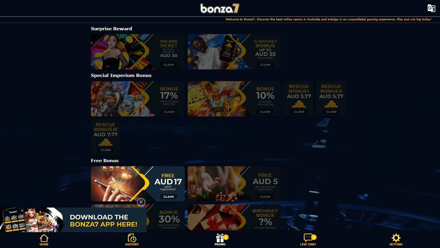 bonza7_casino_promotions_desktop