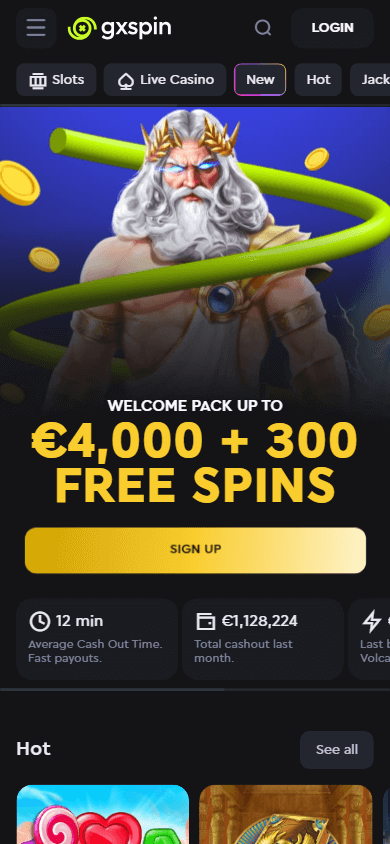 gxspin_casino_homepage_mobile