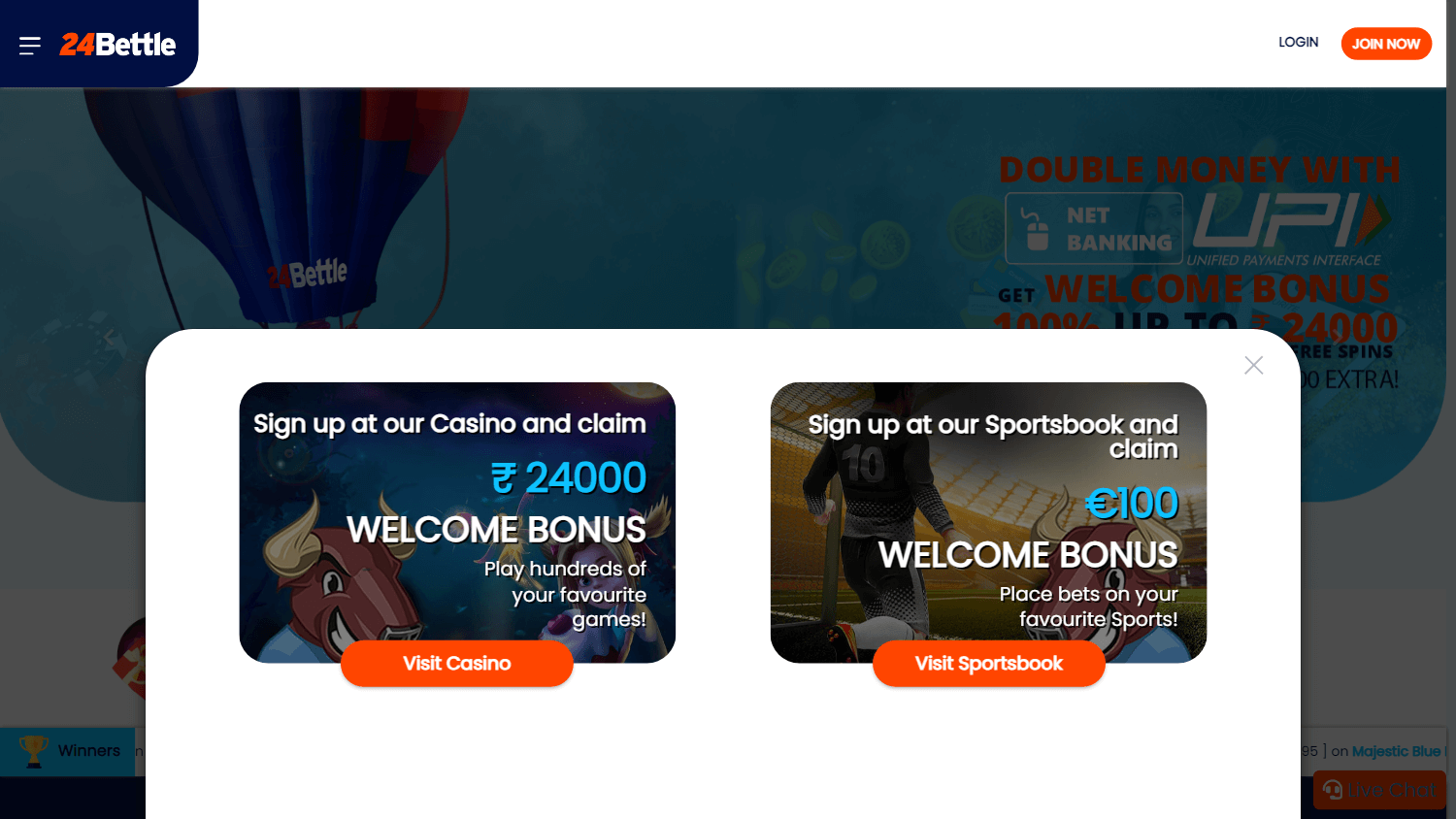 24bettle_casino_homepage_desktop