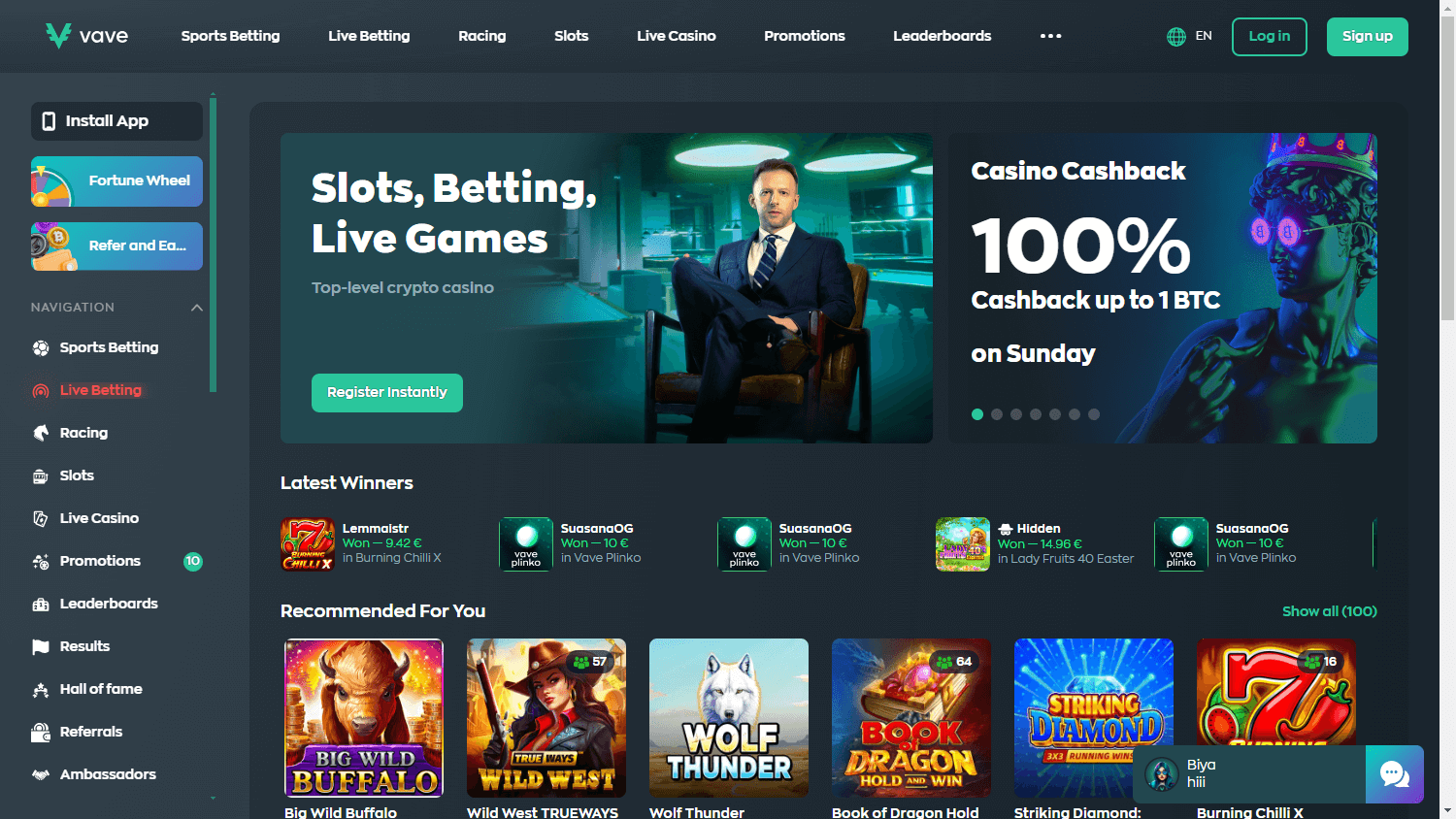 vave_casino_homepage_desktop