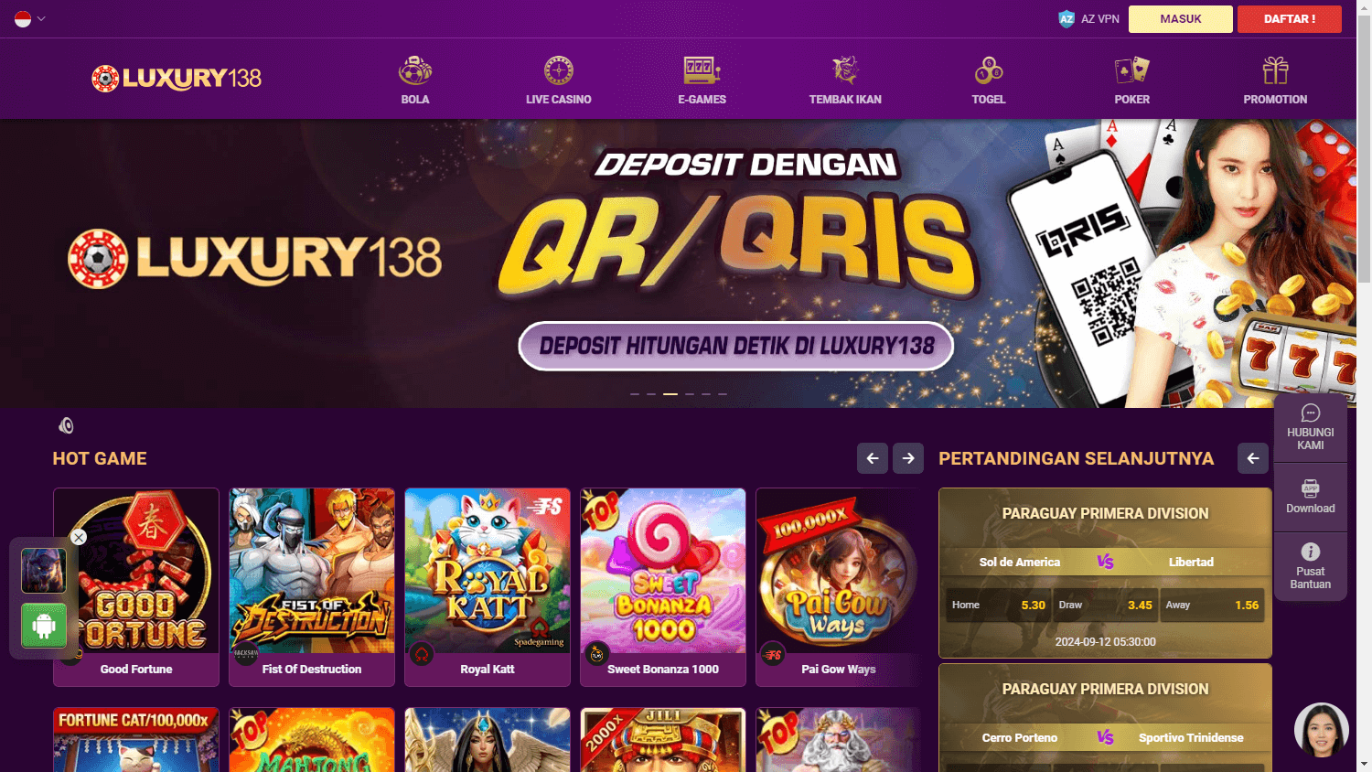 luxury138_casino_homepage_desktop