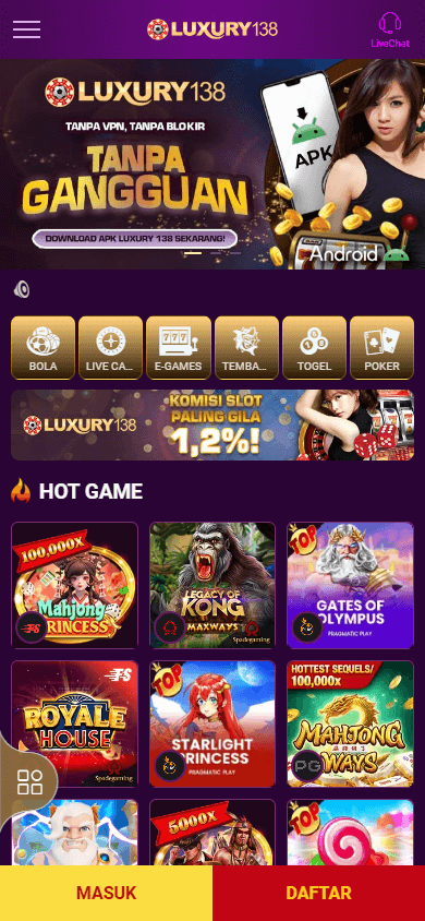 luxury138_casino_homepage_mobile