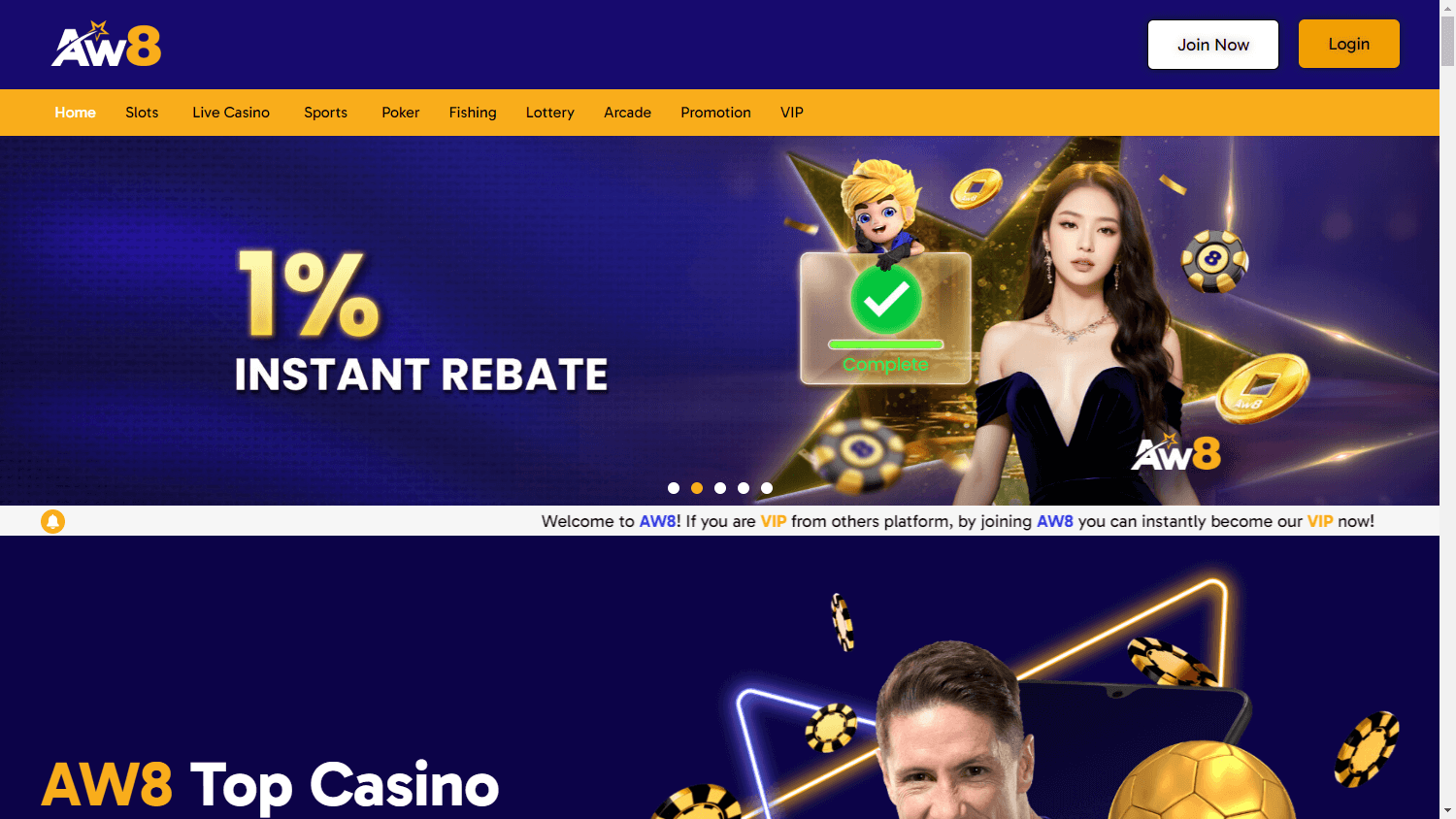 acewin8_casino_homepage_desktop