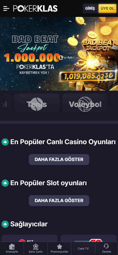 pokerklas_casino_homepage_mobile