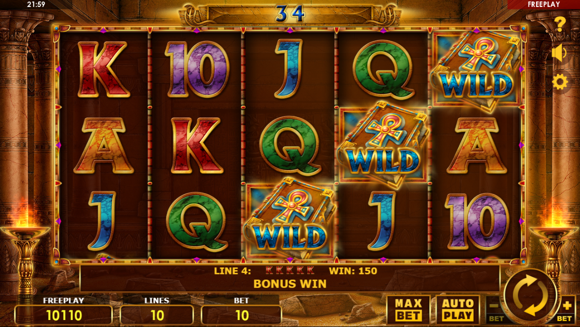 Book of Lords free spins & 5 of a kind win