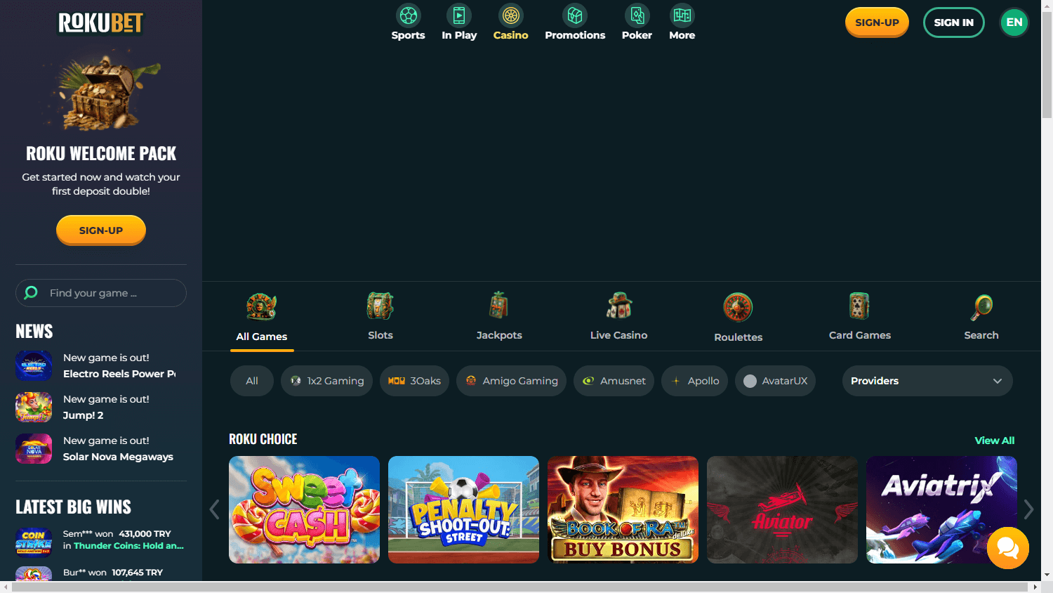 RokuBet_Casino_game_gallery_desktop