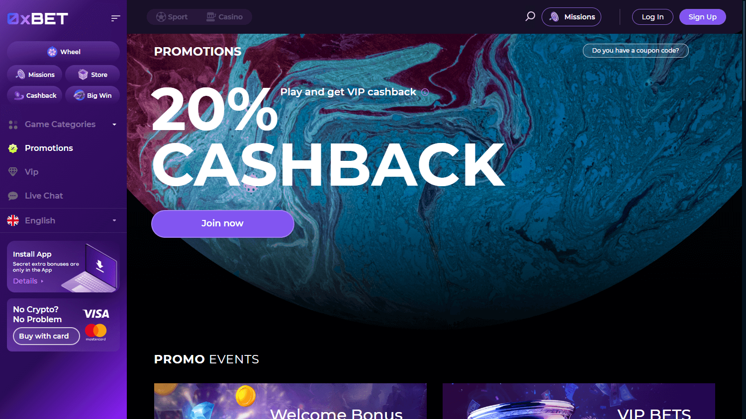 0x.bet_casino_promotions_desktop