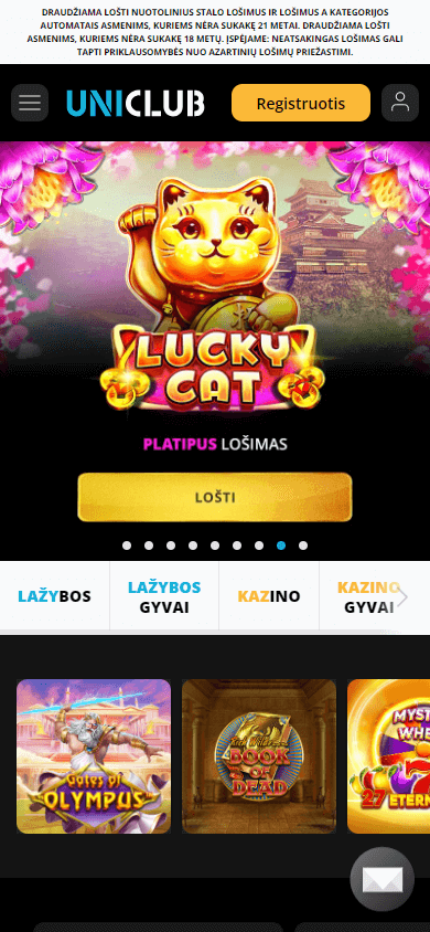 uniclub_casino_homepage_mobile