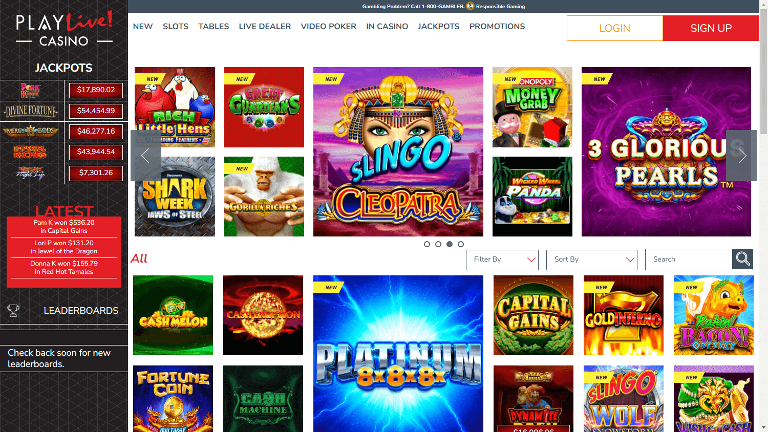 PlayLive!_Casino_PA_homepage_desktop