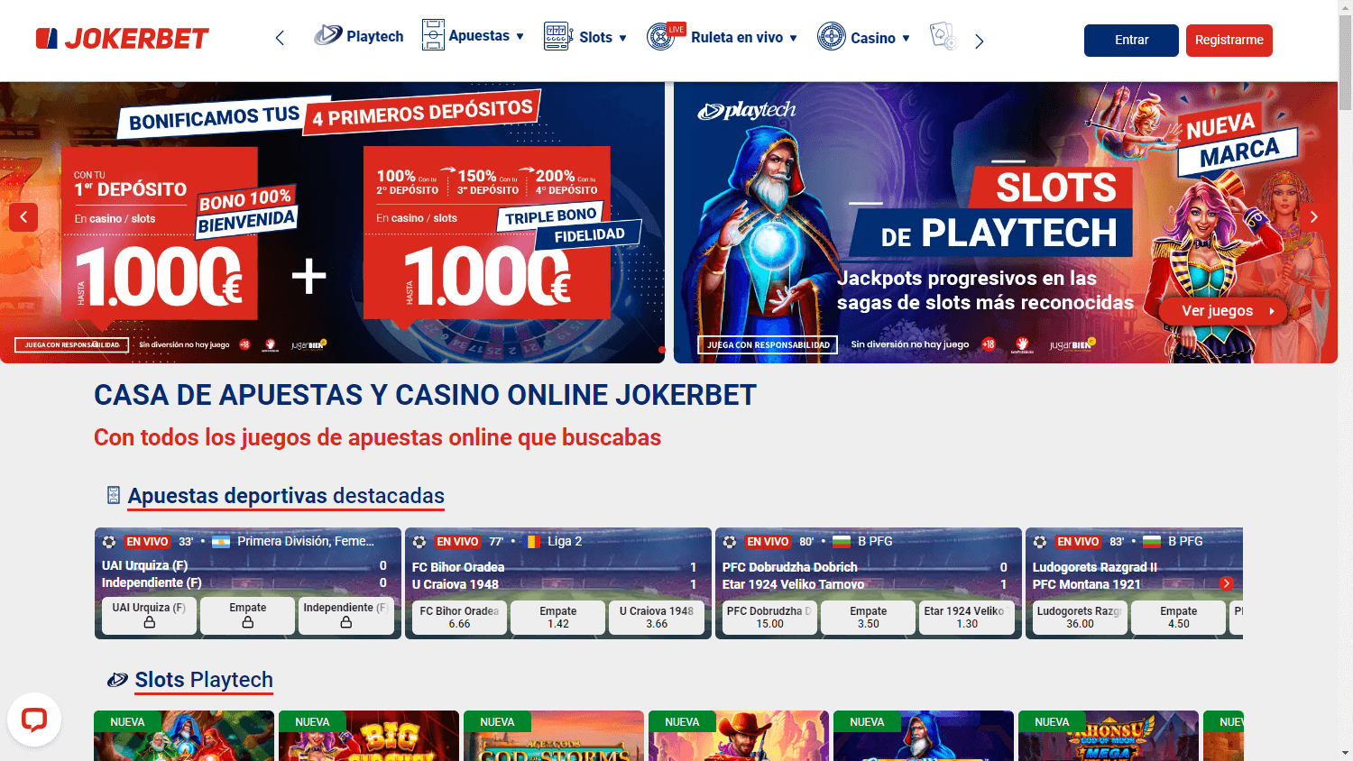 Jokerbet_Casino_ES_homepage_desktop