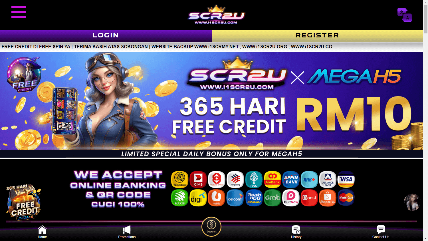 SCR2U_Casino_homepage_desktop