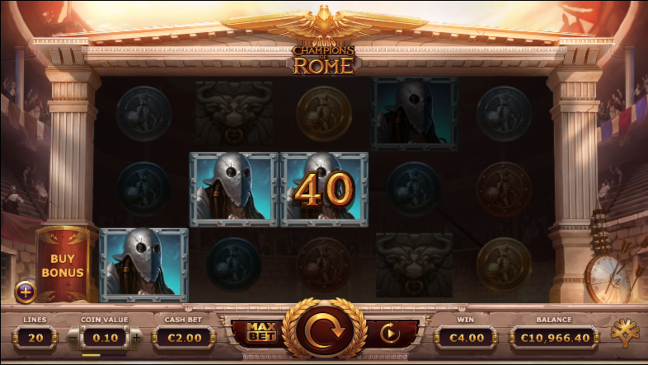 Champions of Rome simple win