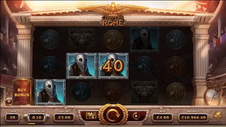 Champions of Rome simple win