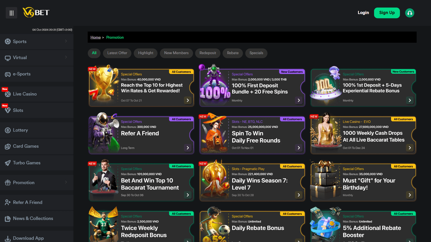 v9bet_casino_promotions_desktop