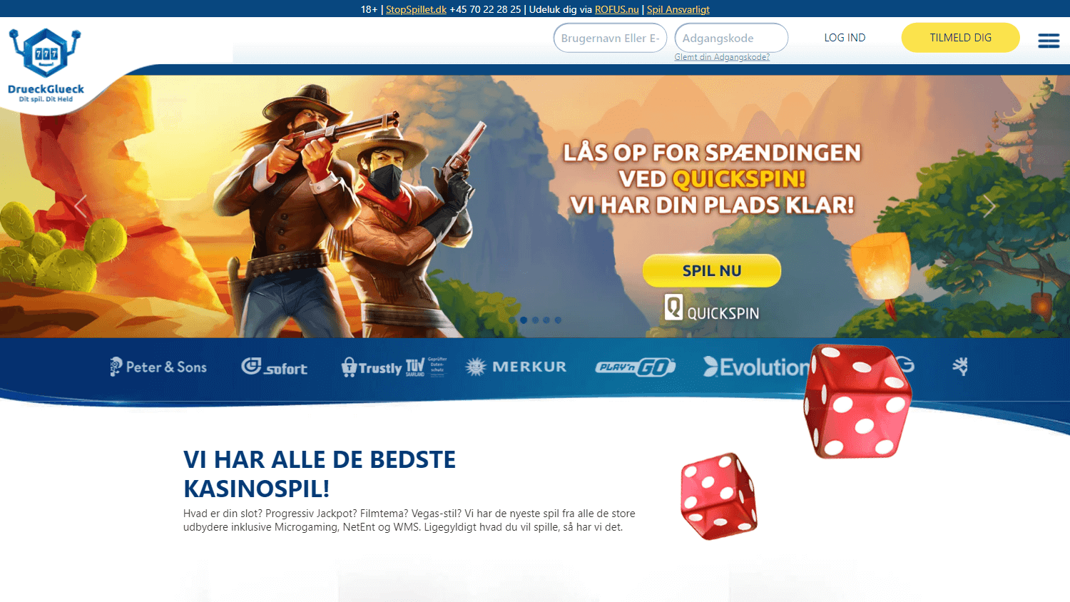 drueckglueck_casino_dk_homepage_desktop