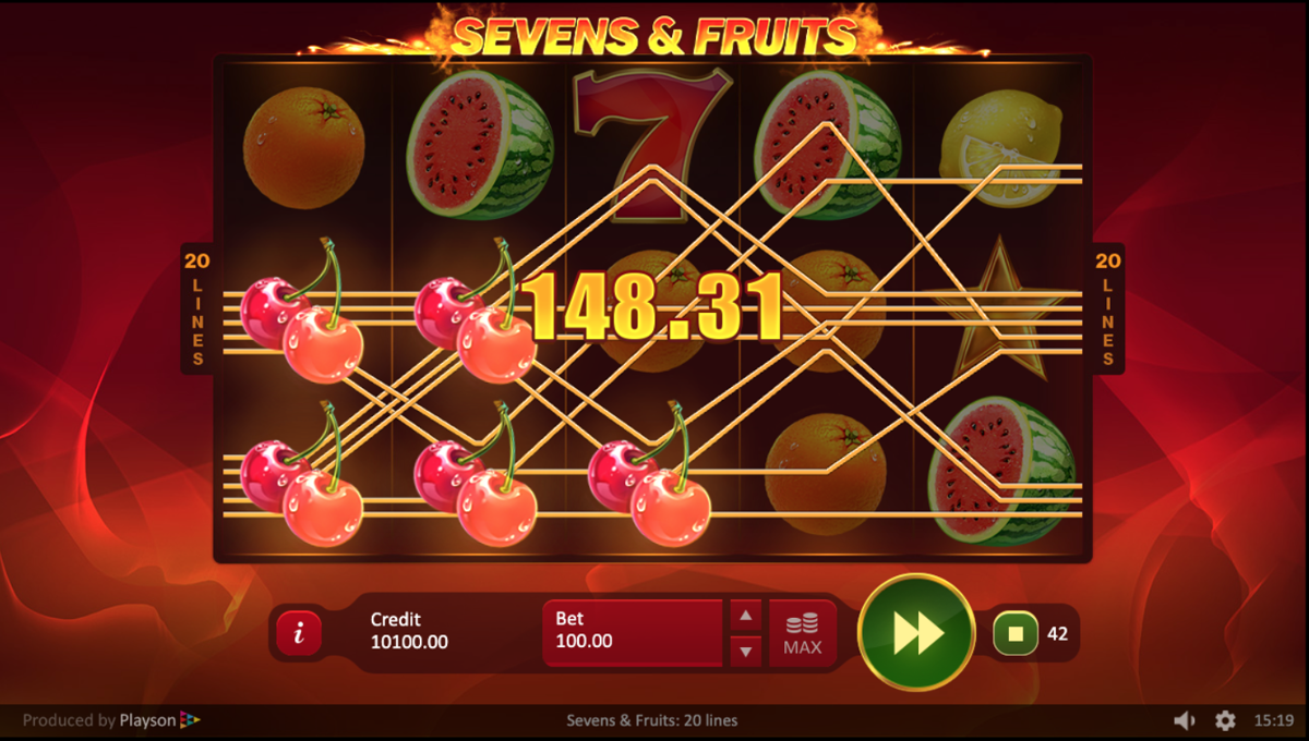 Sevens & Fruits win