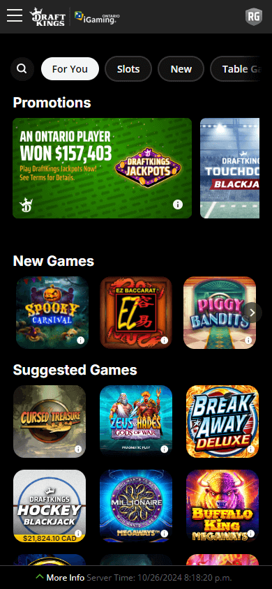 DraftKings_Casino_Ontario_homepage_mobile