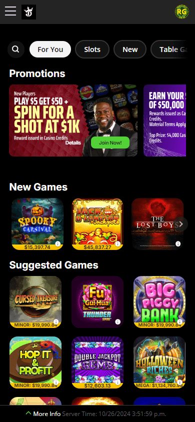 DraftKings_Casino_NJ_homepage_mobile