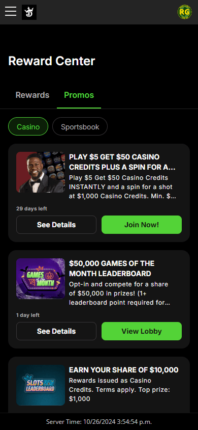 DraftKings_Casino_NJ_promotions_mobile