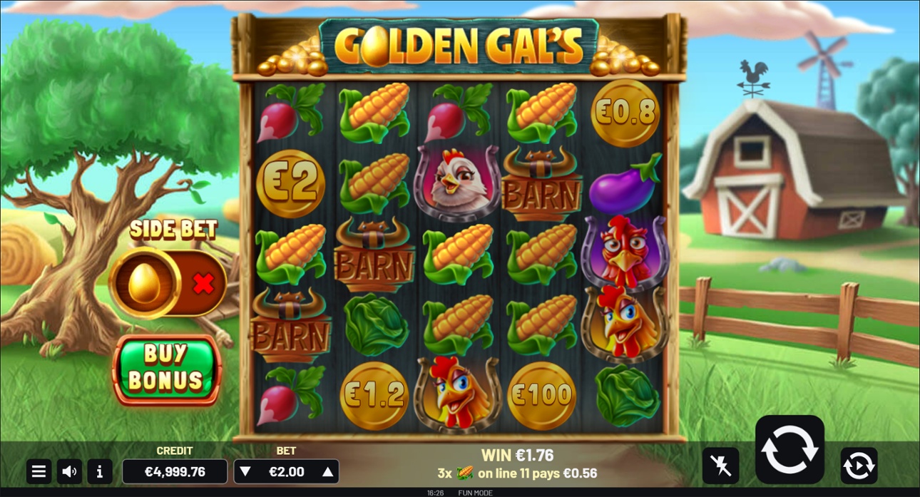 Golden Gal's slot win